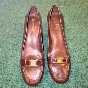 Ralph lauren size 11 loafer heels